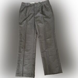 💥Men’s Slacks Pleated Front Brown Trousers Dress Pants Trousers 36 x 32